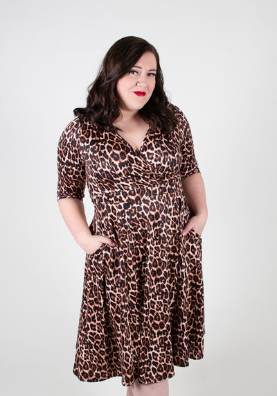 Lyra Leopard Kellomekko-Lady Vintage-Miss Windy Shop