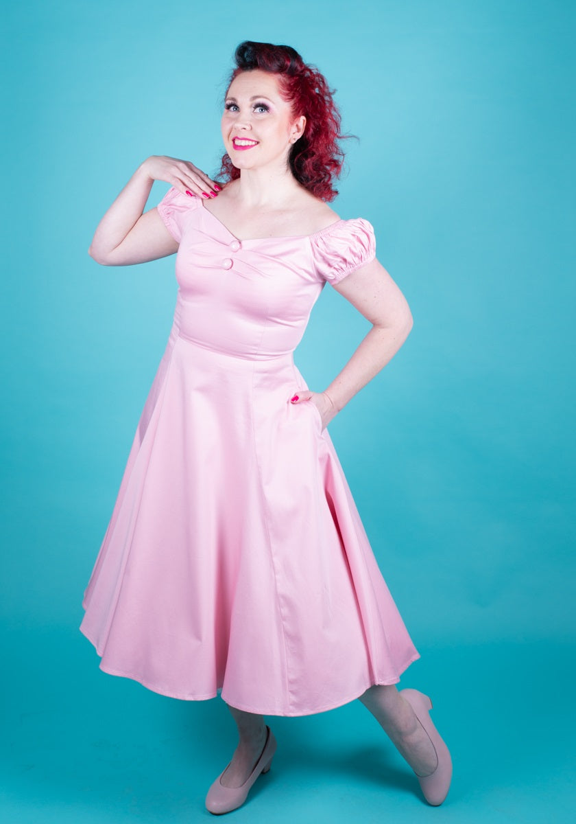 Dolores Doll Pink Kellomekko-Collectif-Miss Windy Shop