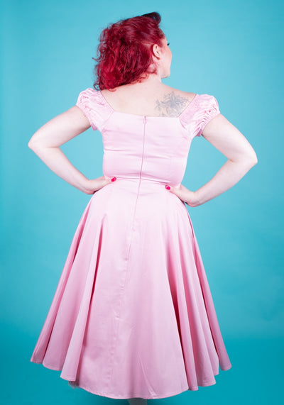 Dolores Doll Pink Kellomekko-Collectif-Miss Windy Shop