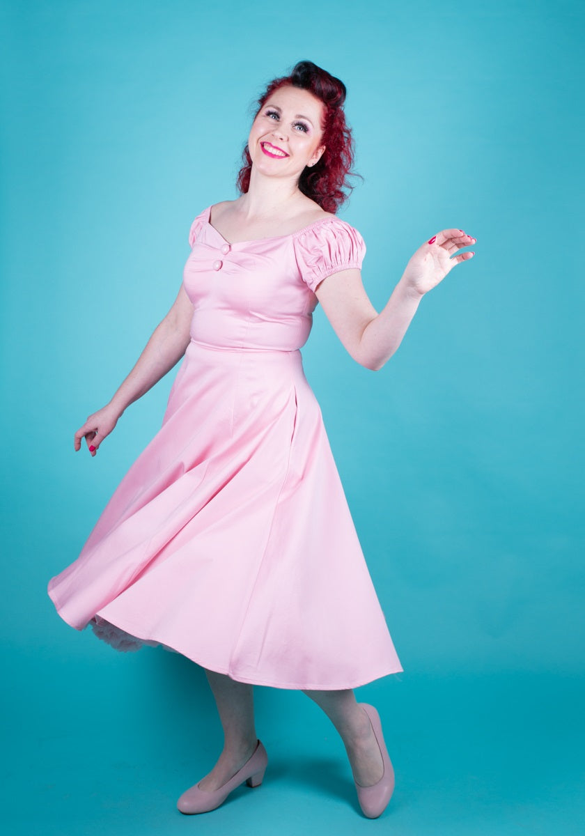 Dolores Doll Pink Kellomekko-Collectif-Miss Windy Shop