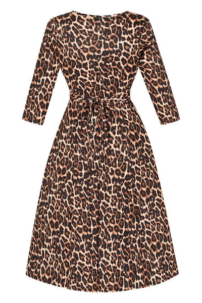 Lyra Leopard Kellomekko-Lady Vintage-Miss Windy Shop