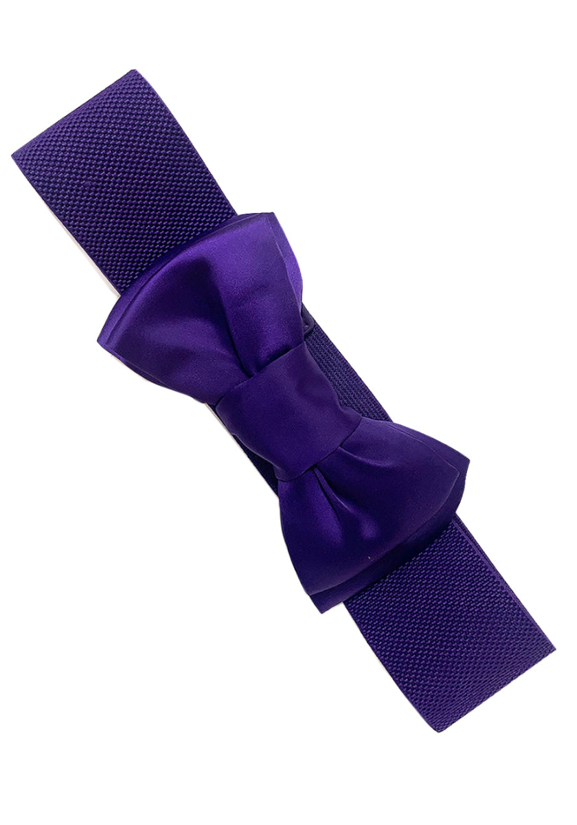 Bella Bow Purple Vyö-Banned-Miss Windy Shop