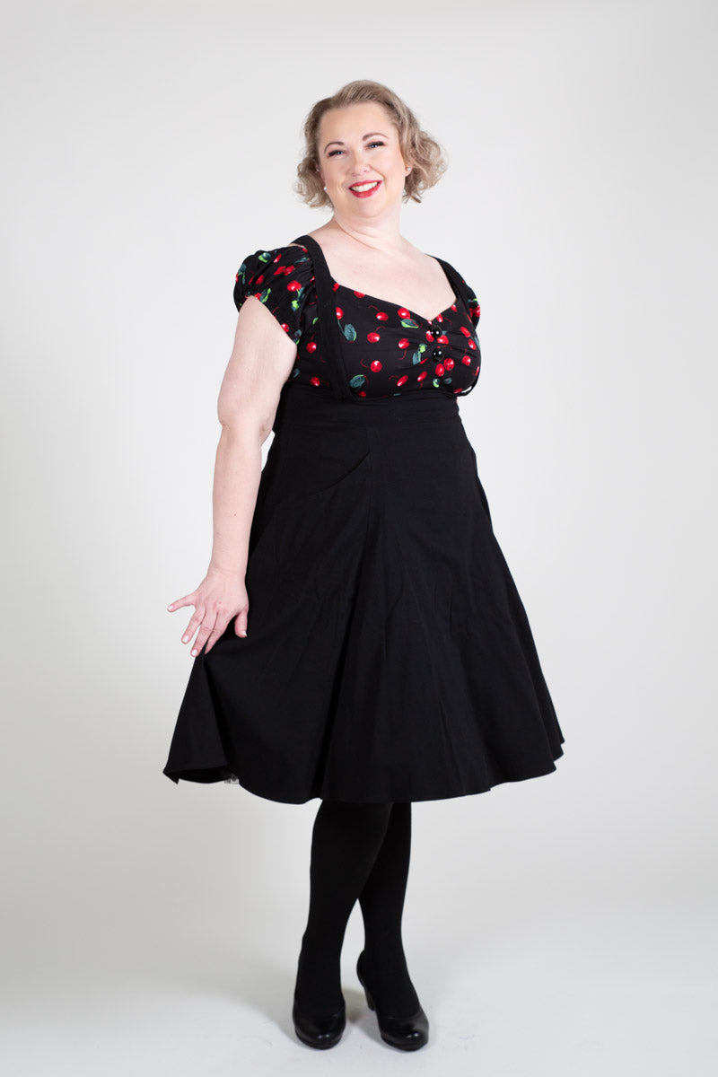 Dolores Cherry Print Top-Collectif-Miss Windy Shop