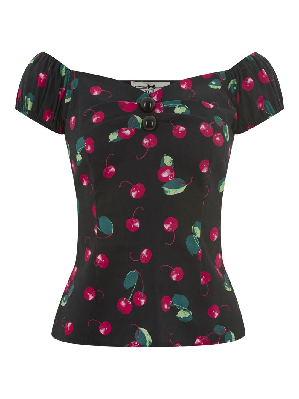 Dolores Cherry Print Top-Collectif-Miss Windy Shop