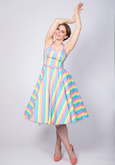 Nova Rainbow Stripes Kellomekko-Collectif-Miss Windy Shop