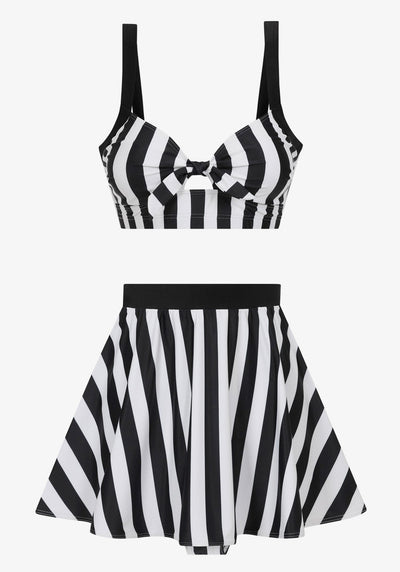 Beetle Stripe Knot Bikinit-Collectif-Miss Windy Shop