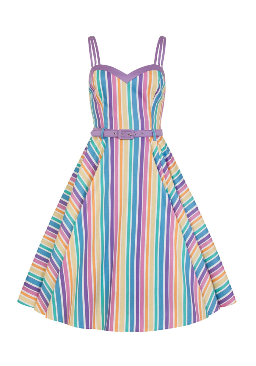 Nova Rainbow Stripes Kellomekko-Collectif-Miss Windy Shop