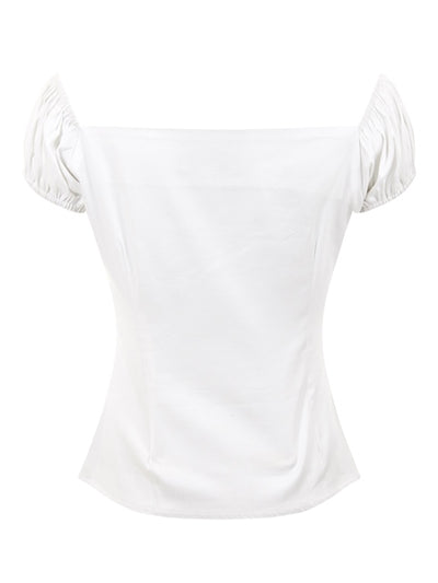 Dolores White Top-Collectif-Miss Windy Shop