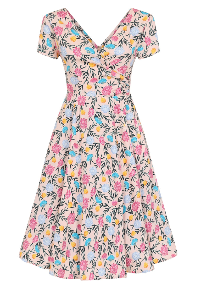 Maria Floral Whimsy Swing Kellomekko-Collectif-Miss Windy Shop